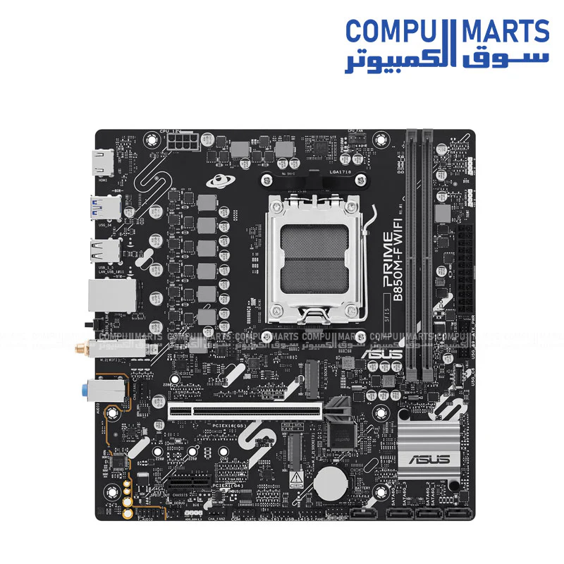 ASUS PRIME B850M-F WIFI AM5 Micro-ATX Motherboard - Image 2