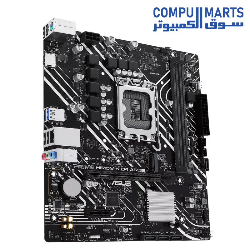 ASUS PRIME H610M-K D4 ARGB Motherboard - Image 3