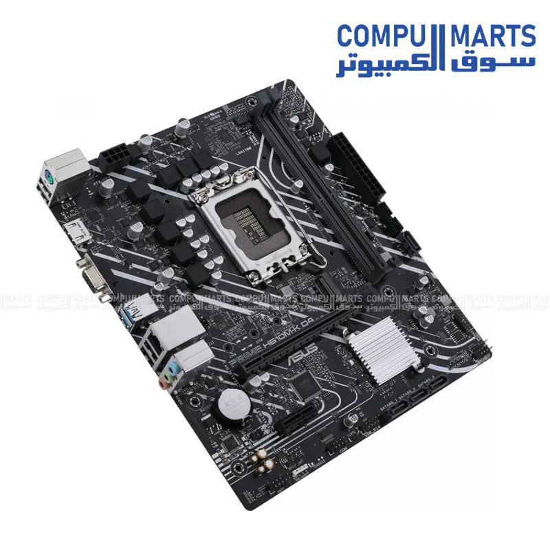 ASUS Prime H610M-R D4-SI – Intel H610 Micro-ATX Motherboard (LGA 1700) - Image 3