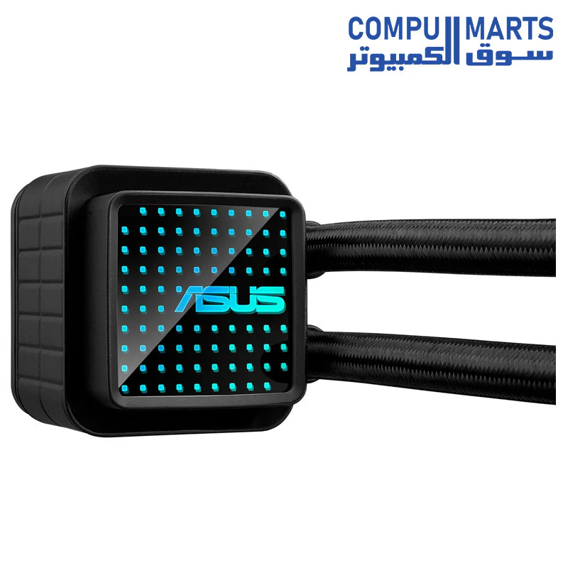 ASUS Prime LC 240 ARGB All-in-one AIO CPU Liquid Cooler AMD: AM5 & AM4 Intel: LGA 1851, 1700, 1200, 115x Specially Designed CPU Contact Area, finned Channels, Infinity Mirror, pre-Installed ARGB Fans - Image 4