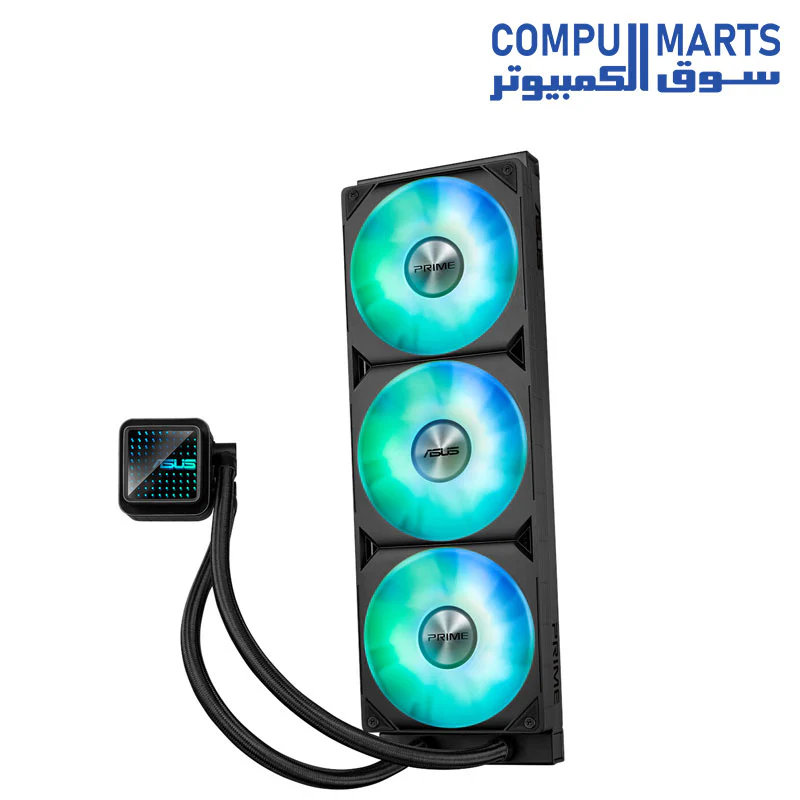 ASUS Prime LC 360 aRGB CPU Liquid Cooler, 360mm Radiator, PRIME LC 36025 Integrated Fan, 2200 RPM Fan Speed, 75.7 CFM Airflow, 400mm Sleeved Rubber Tube, Black | 90RC0101-B0EAY0 - Image 10