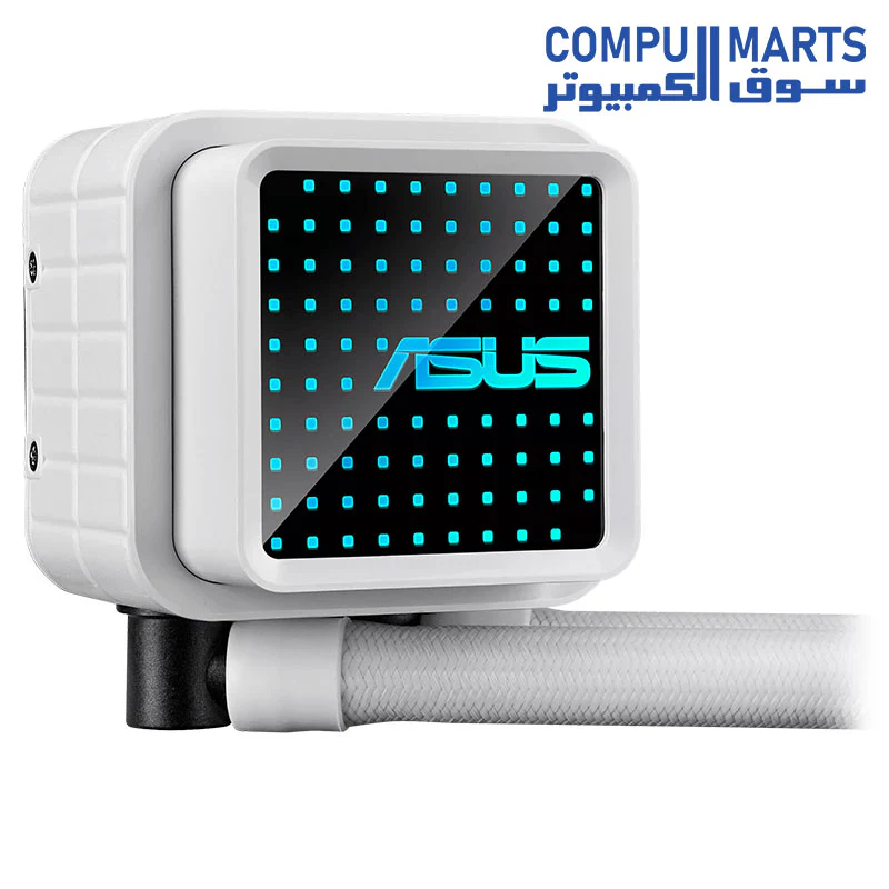 ASUS Prime LC 360 aRGB CPU Liquid Cooler, 360mm Radiator, PRIME LC 36025 Integrated Fan, 2200 RPM Fan Speed, 75.7 CFM Airflow, 400mm Sleeved Rubber Tube, Black | 90RC0101-B0EAY0 - Image 9