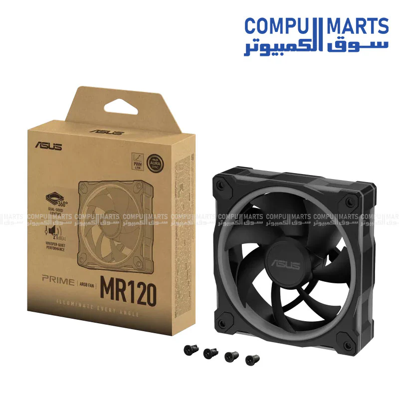 ASUS Prime MR120 ARGB Fan - Single Pack - Image 4