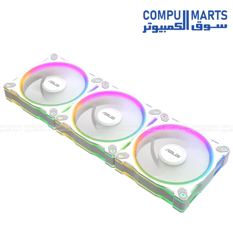 ASUS Prime MR120 ARGB Reverse Fan – Triple Pack, 120mm Dual-Sided Lighting - Image 2