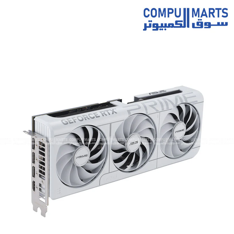 ASUS PRIME GeForce RTX 5070 White OC Edition 12GB GDDR7 Graphics Card – PCIe 5.0, 8K Support, Overclocked Performance - Image 3