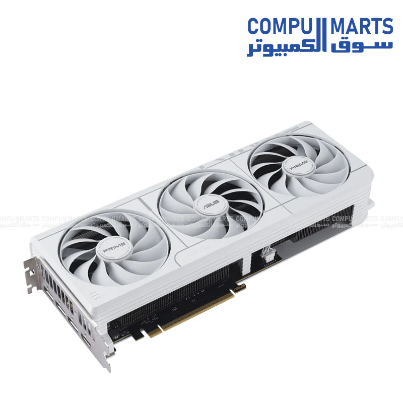 ASUS PRIME GeForce RTX 5070 White OC Edition 12GB GDDR7 Graphics Card – PCIe 5.0, 8K Support, Overclocked Performance - Image 4