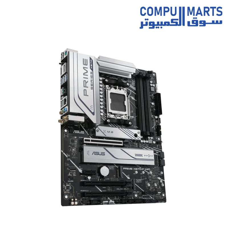 ASUS Prime X670-P WiFi Socket AM5 (LGA 1718) Ryzen 7000 ATX Motherboard(DDR5,Three M.2 Slots, USB 3.2 Gen 2x2 Type-C, USB4 Support, WiFi 6 and 2.5Gb Ethernet) - Image 4