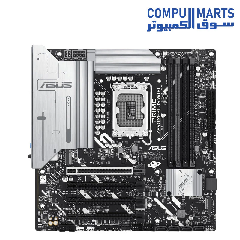 ASUS PRIME Z890M-PLUS WIFI LGA 1851 M-ATX Motherboard - Image 2