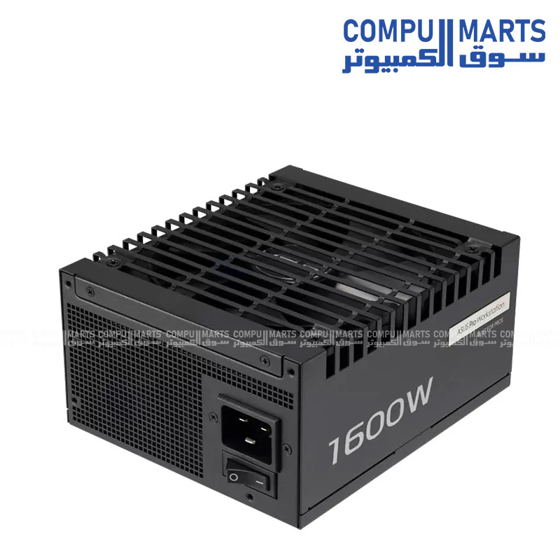 ASUS Pro WS 1600W Platinum Power Supply – ATX 3.1, 80 Plus Platinum Certified, PCIe 5.1 Ready, AI & Workstation PSU - Image 3