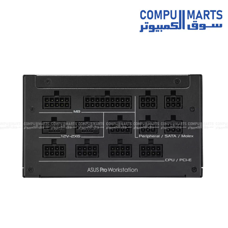 ASUS Pro WS 1600W Platinum Power Supply – ATX 3.1, 80 Plus Platinum Certified, PCIe 5.1 Ready, AI & Workstation PSU - Image 4