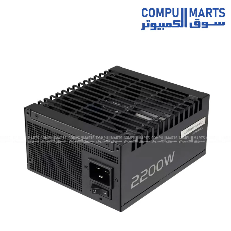 ASUS Pro WS 2200W Platinum Power Supply – ATX 3.1, 80 Plus Platinum Certified, PCIe 5.1 Ready, AI & Workstation PSU - Image 2