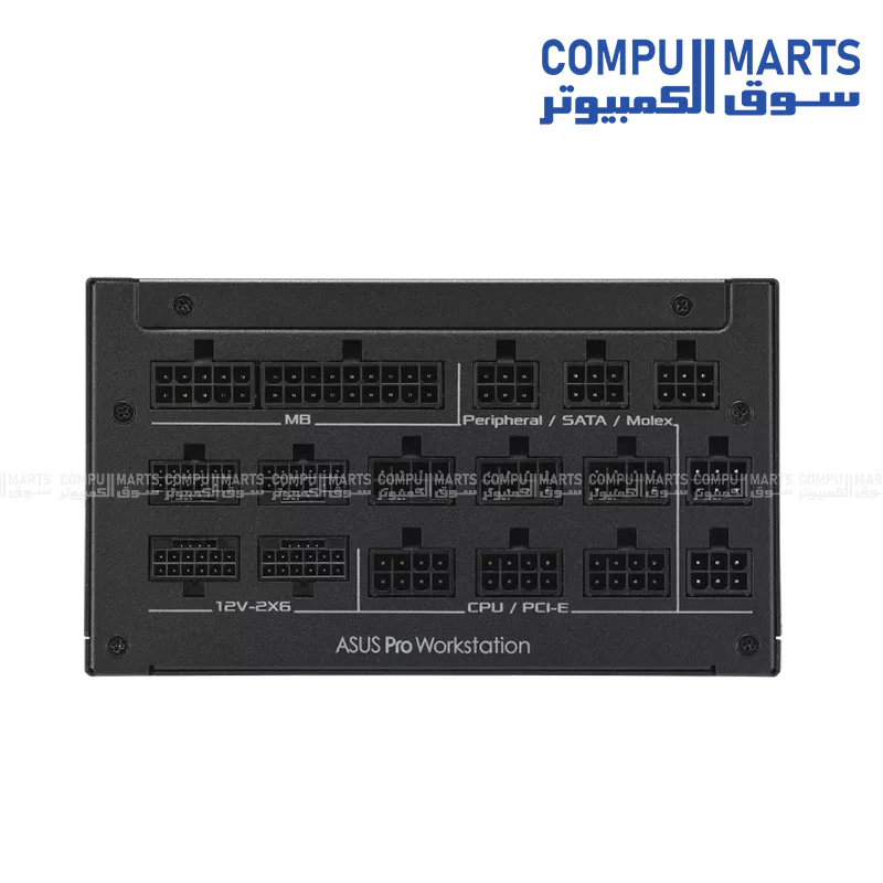 ASUS Pro WS 2200W Platinum Power Supply – ATX 3.1, 80 Plus Platinum Certified, PCIe 5.1 Ready, AI & Workstation PSU - Image 4