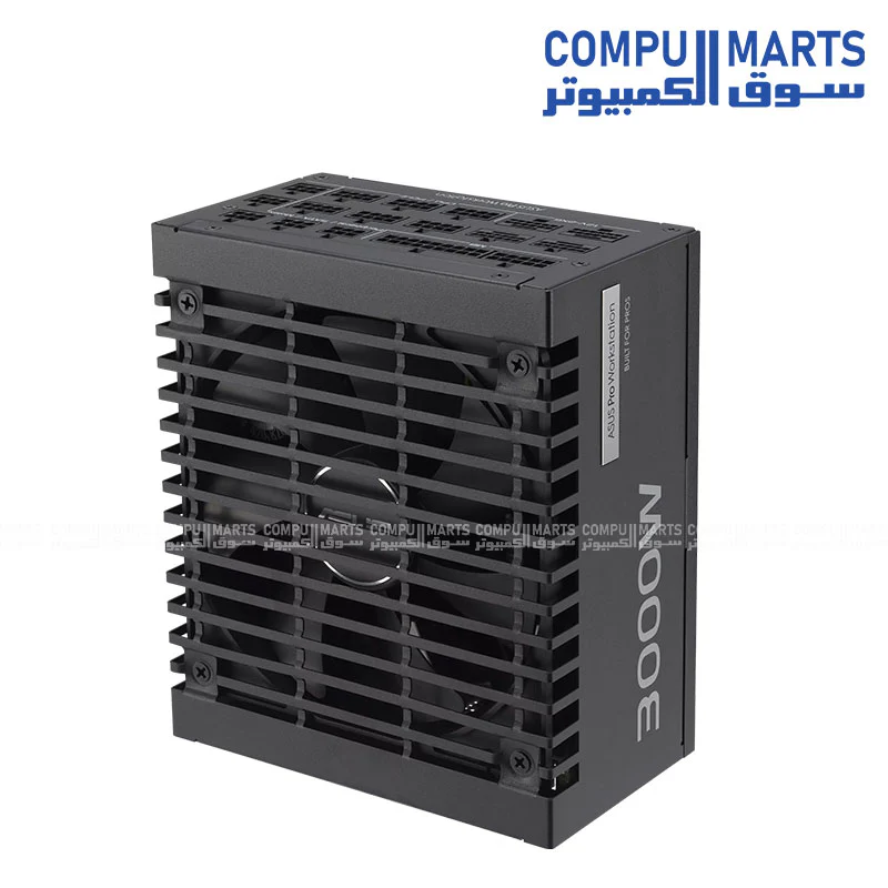 ASUS Pro WS 3000W Platinum Power Supply – ATX 3.1, 80 Plus Platinum Certified, PCIe 5.1 Ready, AI & Workstation PSU - Image 2