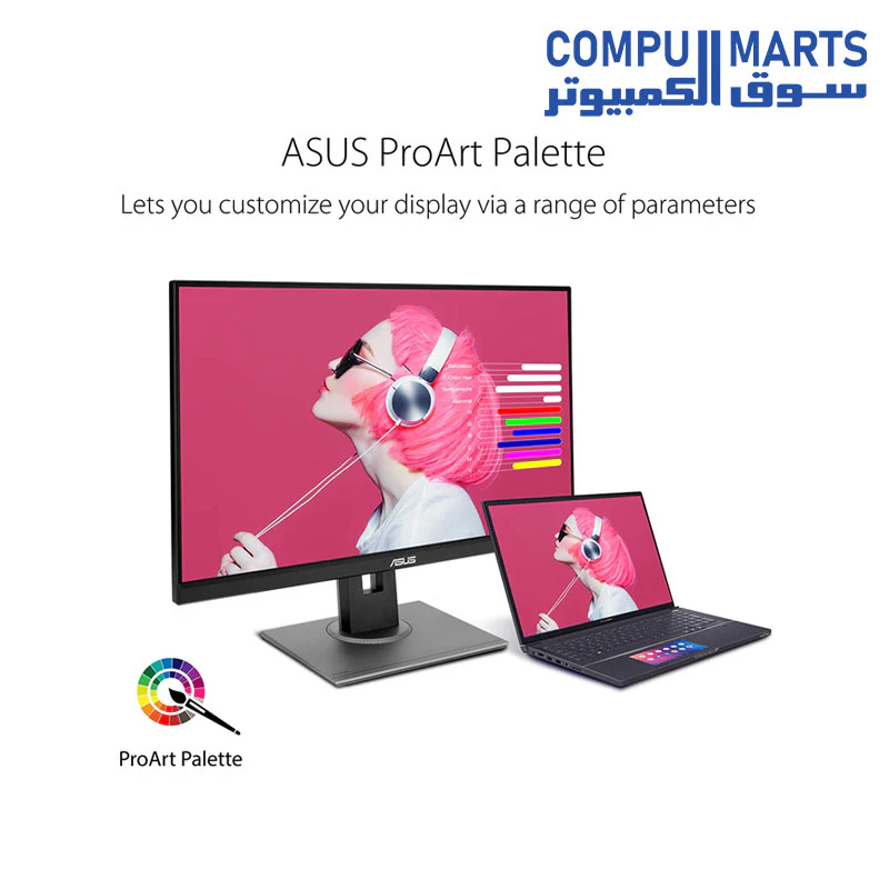 ASUS ProArt Display PA278QV (New Panel Spec ) 27 INCHWQHD 75Hz (2560 x 1440) Monitor,  IPS, 5MS, DisplayPort HDMI DVI-D Mini DP - Image 11