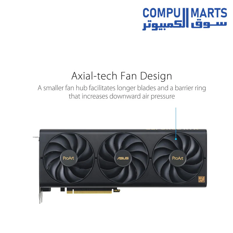 ASUS ProArt GeForce RTX 4070 Super OC Edition Graphics Card (PCIe 4.0, 12GB GDDR6X, DLSS 3, HDMI 2.1a, DisplayPort 1.4a) - Image 2