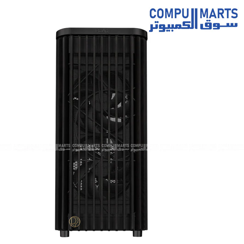 ASUS ProArt PA401 Wood Edition – ATX Case with Tempered Glass Panel, Dual 160mm Front Fans, USB-C, Dust Filters - Image 2