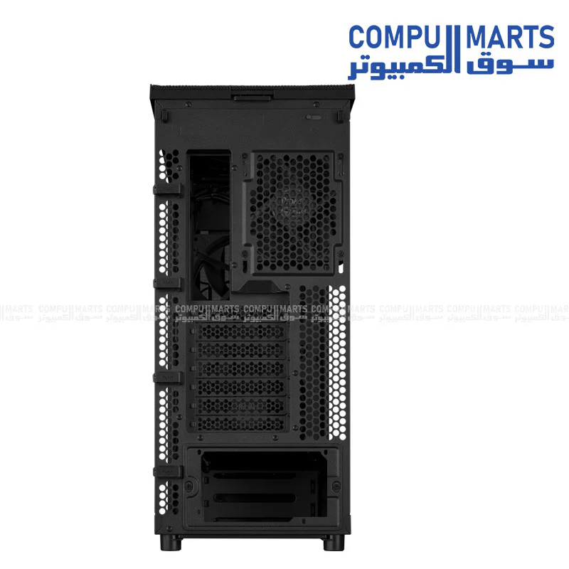 ASUS ProArt PA401 Wood Edition – ATX Case with Tempered Glass Panel, Dual 160mm Front Fans, USB-C, Dust Filters - Image 4