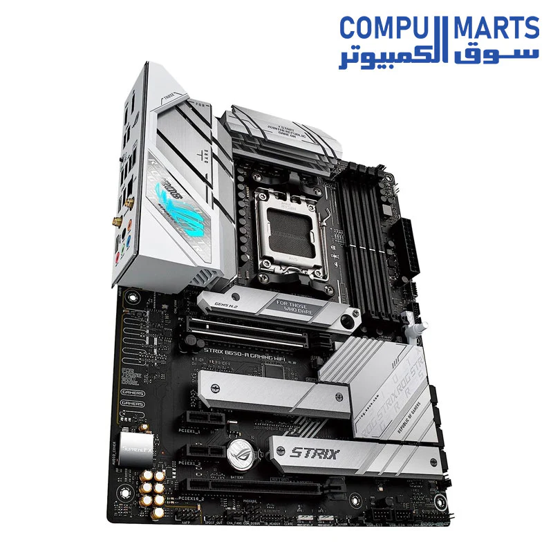 ASUS ROG Strix B650-A Gaming WiFi 6E AM5 (LGA1718) Ryzen 7000 Motherboard(12+2 Power Stages,DDR5,3xM.2 Slots ,PCIe 4.0, 2.5G LAN, WiFi 6E,USB 3.2 Gen 2x2 Type-C Port - Image 3
