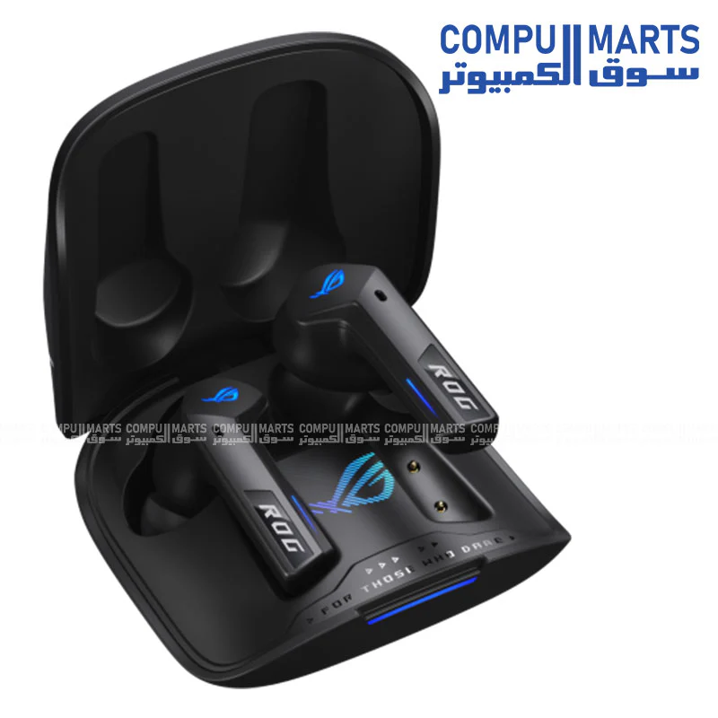 ASUS R55ES ROG Cetra True Wireless SpeedNova Gaming Earbuds – 2.4GHz + Bluetooth, ANC, RGB, 10mm Drivers, Up to 46H Battery - Image 2