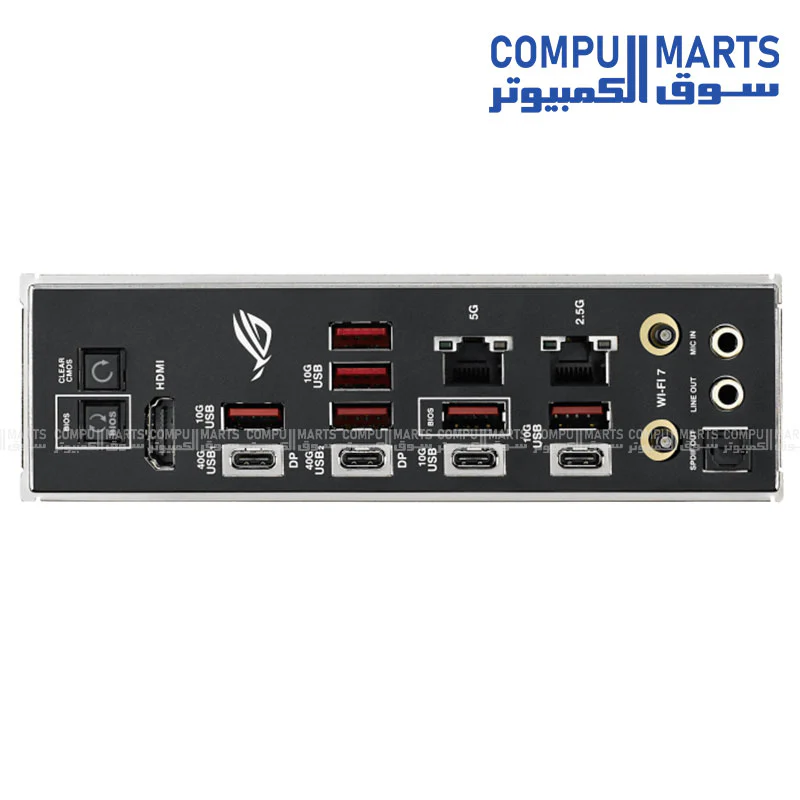 ASUS ROG Crosshair X870E Hero BTF – AM5 Motherboard – X870E Chipset – DDR5 256GB – WiFi 7 – USB4 – PCIe 5.0 – ATX - Image 4