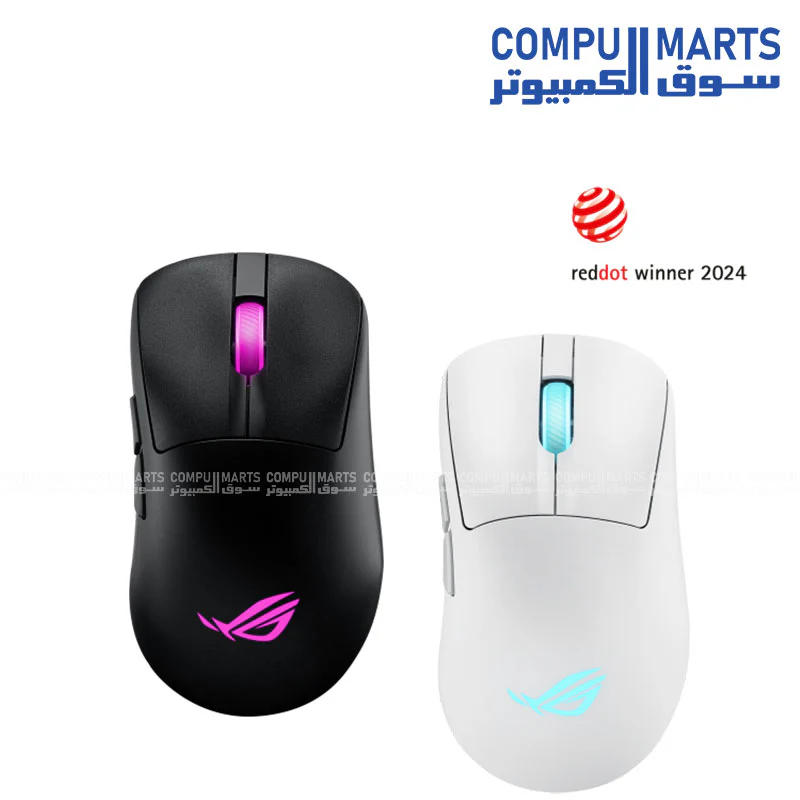 ASUS ROG Keris II Origin Wireless Gaming Mouse – 8000Hz, Tri-Mode Connectivity - Image 3