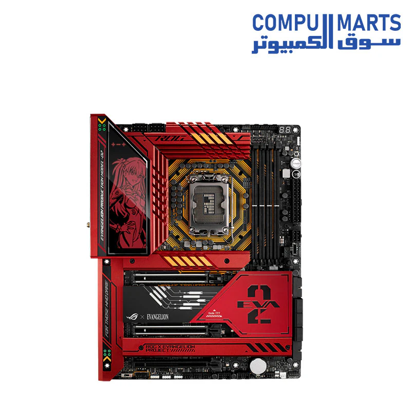 ASUS ROG Maximus Z790 Hero EVA-02 Edition Intel LGA 1700 ATX DDR5, 5X M.2 Slots,PCIe 5.0 x16 with Q-Release,Wi-Fi 6E, 2xThunderbolt 4, USB 20G Type-C Front-Panel Gaming Motherboard - Image 2
