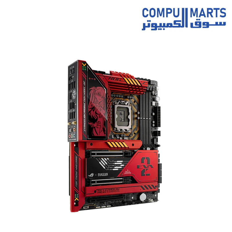 ASUS ROG Maximus Z790 Hero EVA-02 Edition Intel LGA 1700 ATX DDR5, 5X M.2 Slots,PCIe 5.0 x16 with Q-Release,Wi-Fi 6E, 2xThunderbolt 4, USB 20G Type-C Front-Panel Gaming Motherboard - Image 3