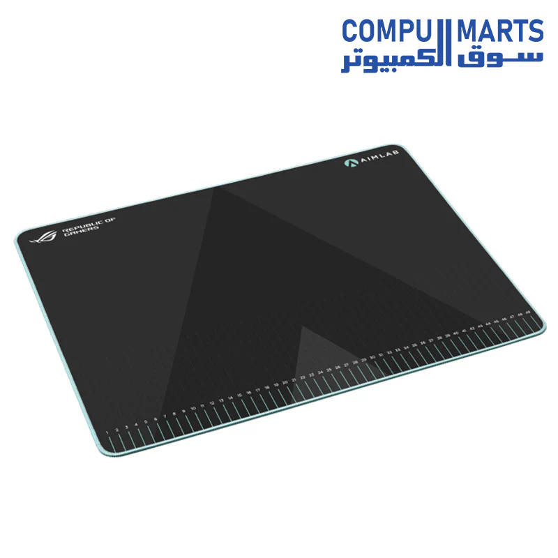 ASUS ROG NC16 Hone Ace Aim Lab Edition Gaming Mouse Pad, 508 X 420 x 3 mm, Large Size, Soft, Hybrid Cloth Material, Non-Slip Rubber Base, Esports & FPS Gaming - Image 2