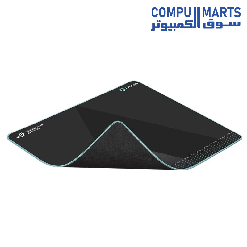 ASUS ROG NC16 Hone Ace Aim Lab Edition Gaming Mouse Pad, 508 X 420 x 3 mm, Large Size, Soft, Hybrid Cloth Material, Non-Slip Rubber Base, Esports & FPS Gaming - Image 4