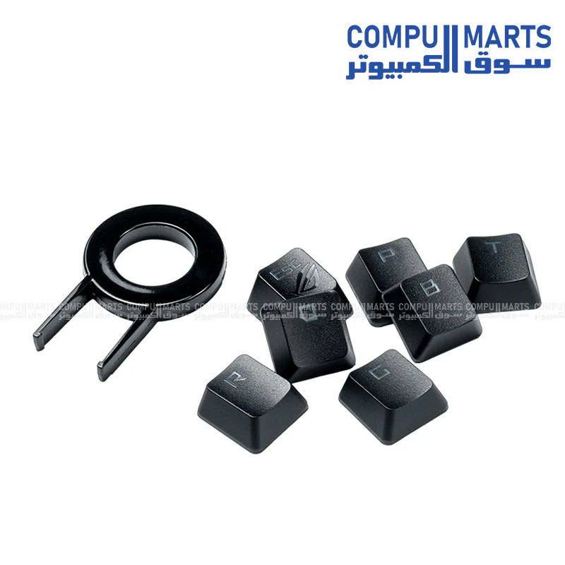 ASUS AC03 ROG PBT Doubleshot Keycap Set – 124 Keys, Cherry-Style - Image 3