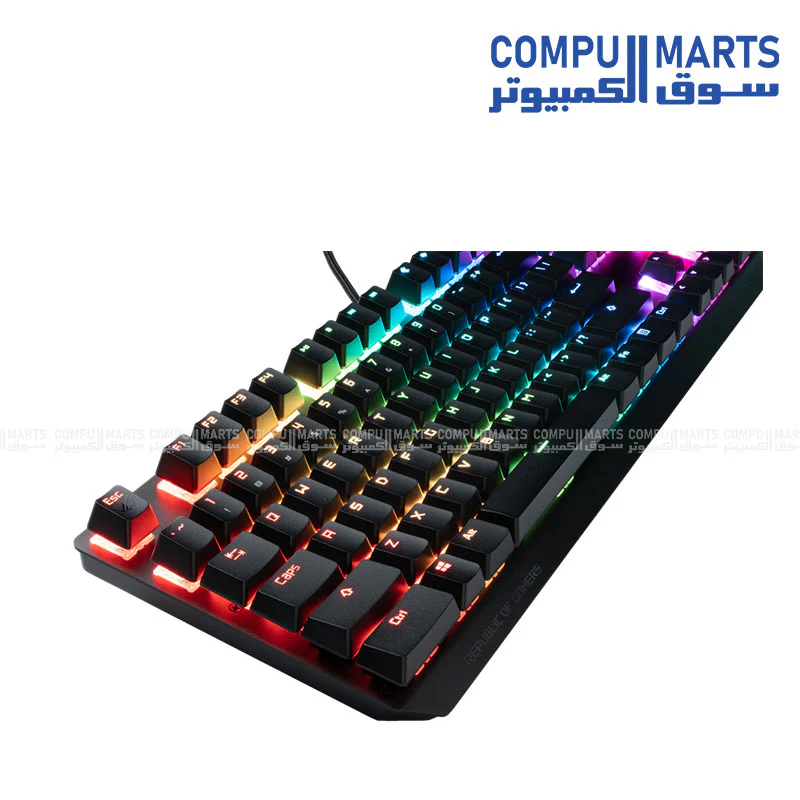 ASUS AC03 ROG PBT Doubleshot Keycap Set – 124 Keys, Cherry-Style - Image 4