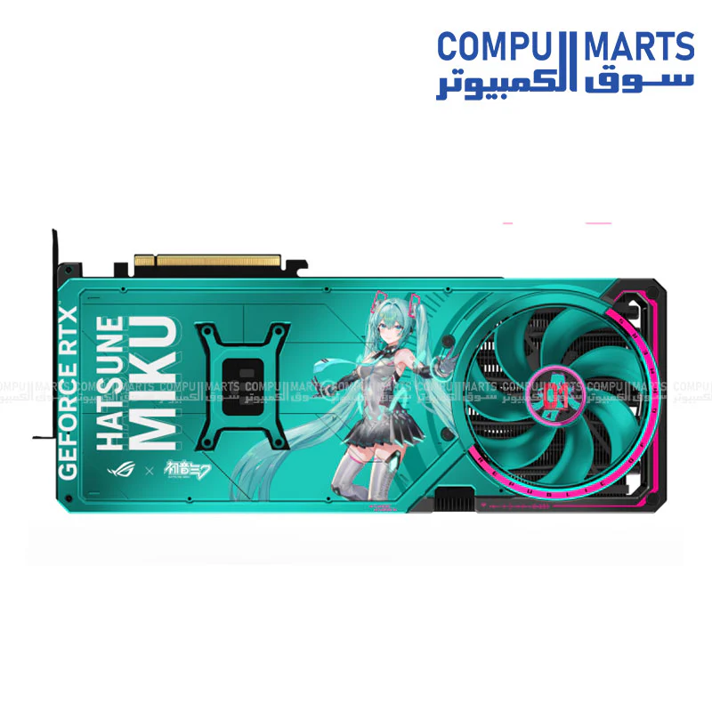 ASUS ROG Astral GeForce RTX 5080 16GB OC Hatsune Miku Edition Graphics Card - Image 3