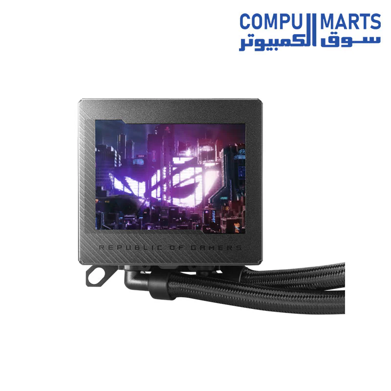Asus ROG RYUJIN III 360 AIO Liquid CPU Cooler with 3.5" LCD Display ARGB - Image 2