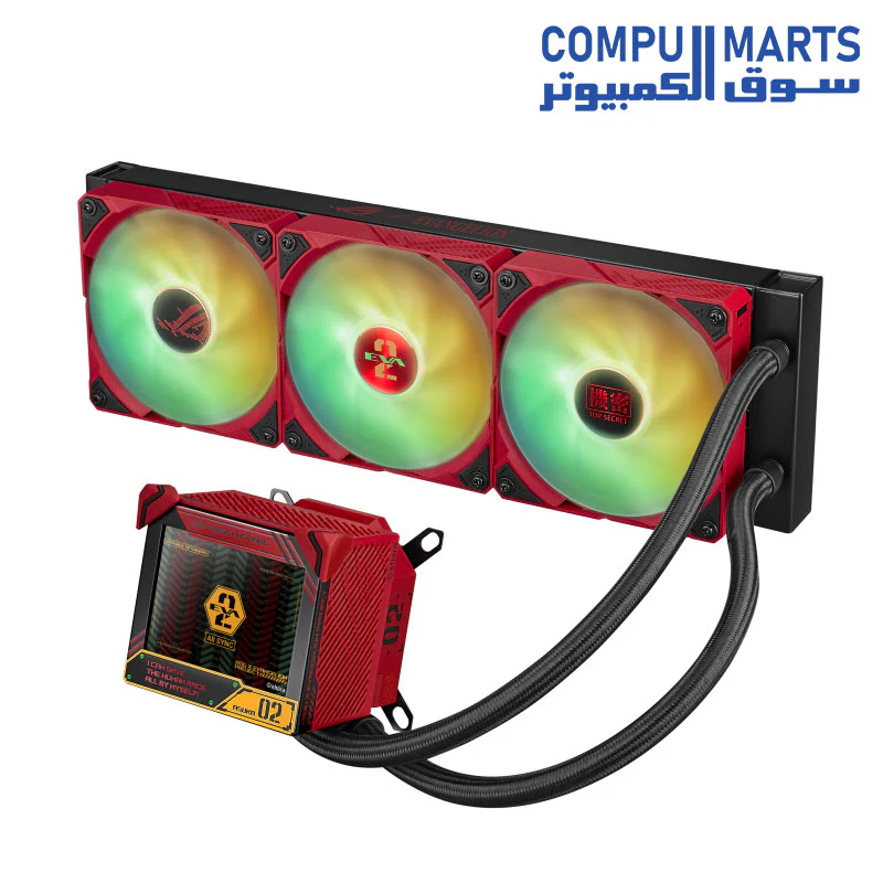 ASUS ROG RYUJIN III 360 ARGB EVA-02 EDITION Liquid Cooler - Image 2