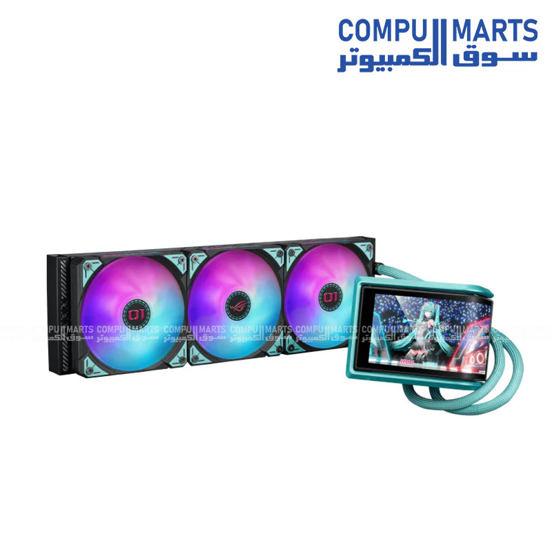ASUS ROG RYUO IV 360 ARGB Hatsune Miku Edition CPU Liquid Cooler - Image 2