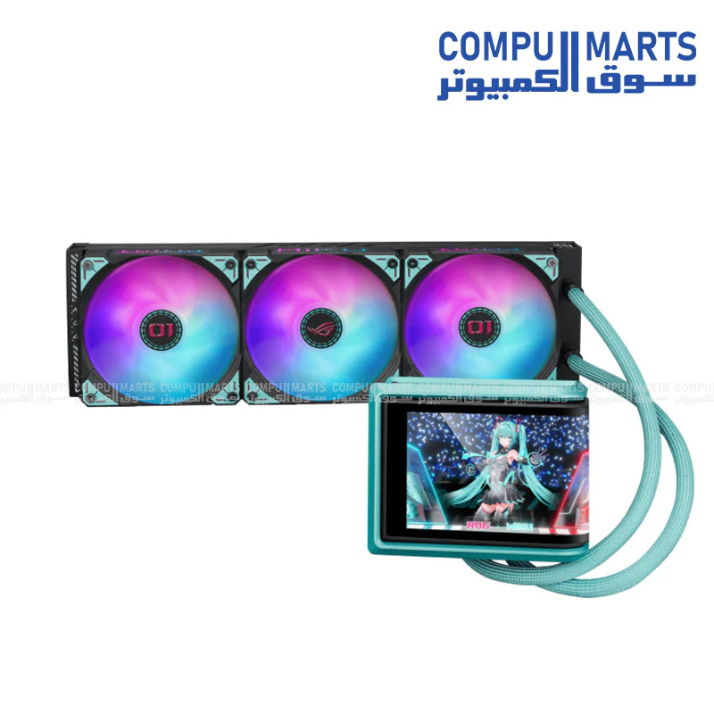 ASUS ROG RYUO IV 360 ARGB Hatsune Miku Edition CPU Liquid Cooler - Image 3