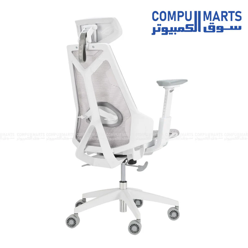 ASUS ROG SL400C Destrier Core Gaming Chair – 3D 360° Armrests, Synchro-Tilt 90/112/125°, 136KG Max Load - Image 7