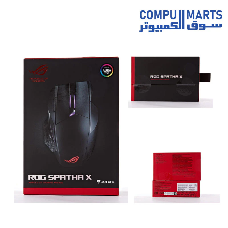 ASUS ROG Spatha X Wireless Gaming Mouse - Image 4