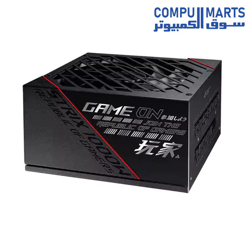 ASUS ROG STRIX 1000W Gold PSU, Power Supply (ROG heatsinks, Axial-tech fan design, dual ball fan bearings, 0dB technology, 80 PLUS Gold Certification, fully modular cables - Image 2