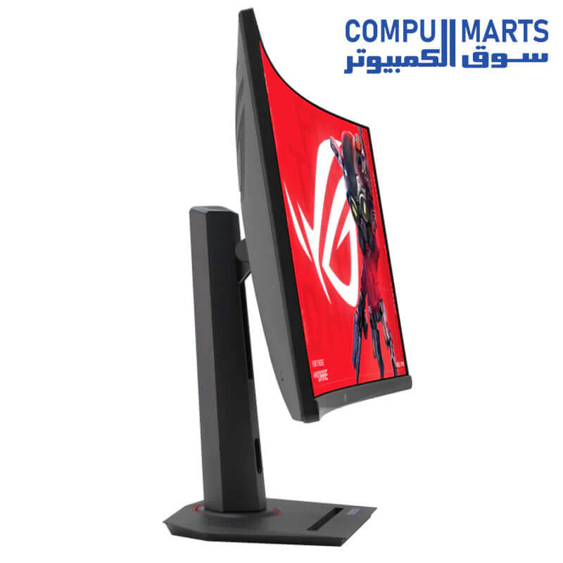 ASUS ROG Strix 32” 1440P USB-C Curved HDR400 Gaming Monitor (XG32WCMS) - QHD (2560x1440), 280Hz, 1ms, Fast VA, Extreme Low Motion Blur Sync, DisplayWidget, Tripod Socket, AI Gaming, 3 yr Warranty - Image 2