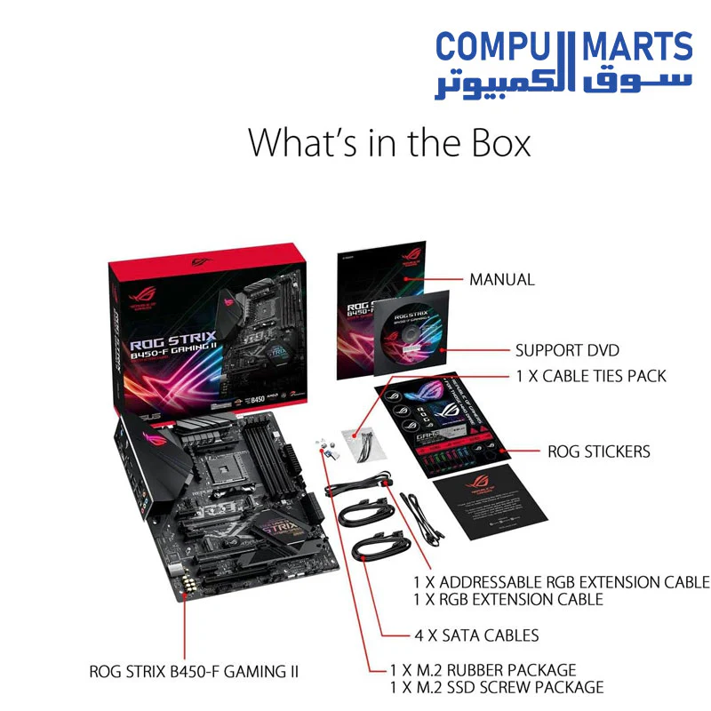 ASUS ROG Strix B450-F Gaming II AMD AM4 (Ryzen 5000, 3rd Gen Ryzen ATX Gaming Motherboard - Image 4