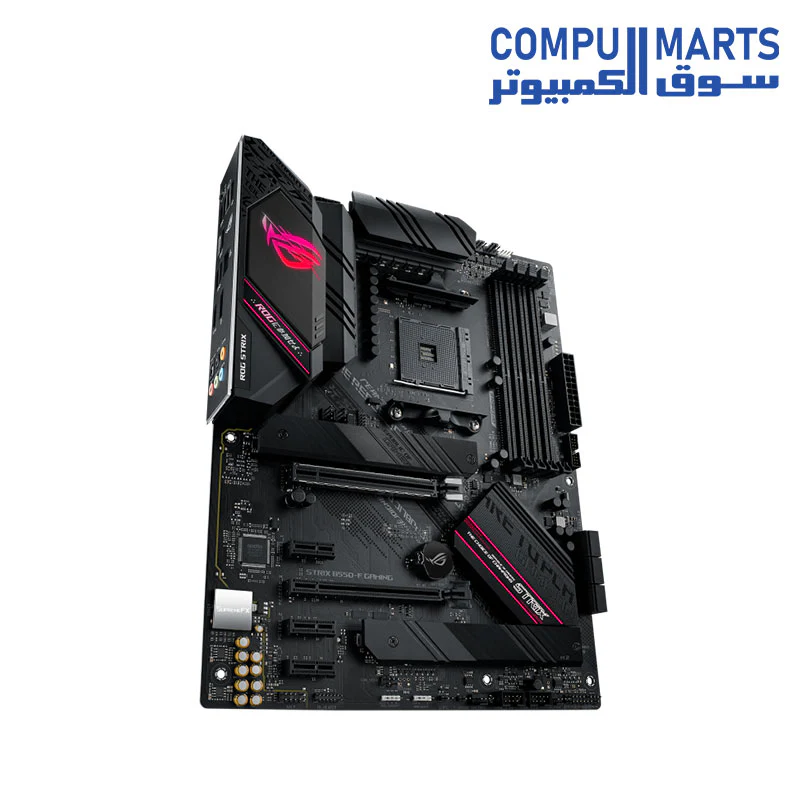 ASUS ROG Strix B550-F Gaming AMD AM4 Zen 3 Ryzen 5000 &amp; 3rd Gen Ryzen ATX Gaming Motherboard (PCIe 4.0, 2.5Gb LAN, BIOS Flashback, HDMI 2.1, Addressable Gen 2 RGB Header and Aura Sync) - Image 3