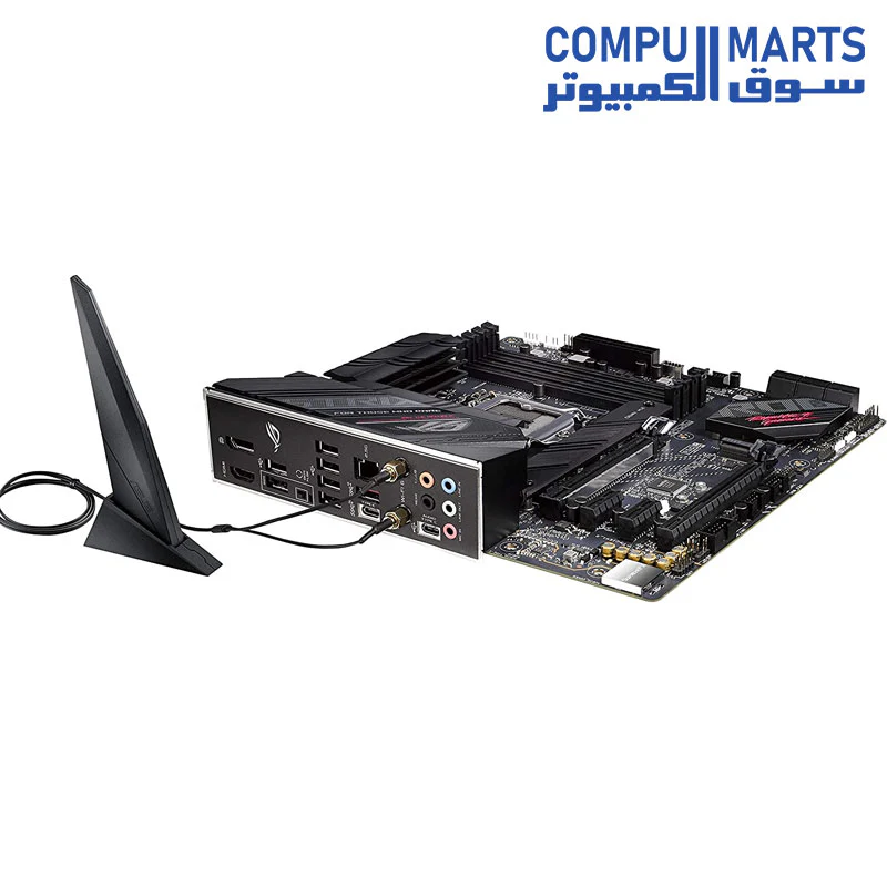 ASUS ROG STRIX B560-G GAMING WIFI  Intel B560 LGA 1200 micro ATX motherboard with PCIe 4.0, 8+2 teamed power stages, Two-Way AI Noise Cancelation, WiFi 6 (802.11ax), Intel 2.5 Gb Ethernet - Image 3
