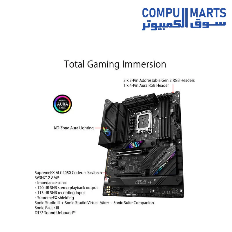 Asus ROG Strix B760-F Gaming WIFI Motherboard - Image 2