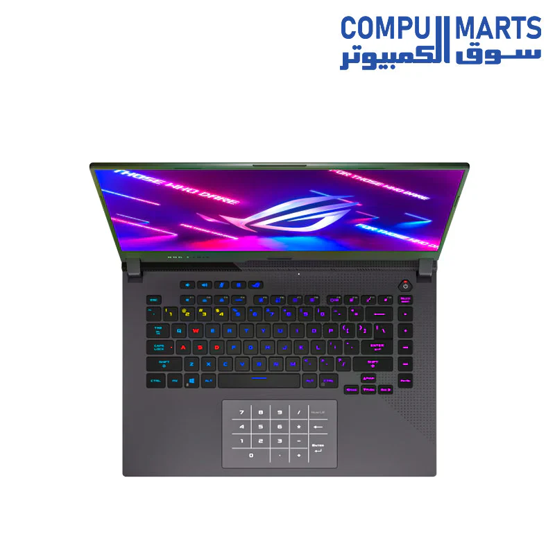 ASUS ROG Strix G15 G513IE-HN006W R7 4800H RTX 3050Ti 4GB GDDR6 15.6-Inch FHD 144Hz 16GB DDR4 512 SSD PCIe 3.0 NVMe M.2 SSD WIN11 - Image 3