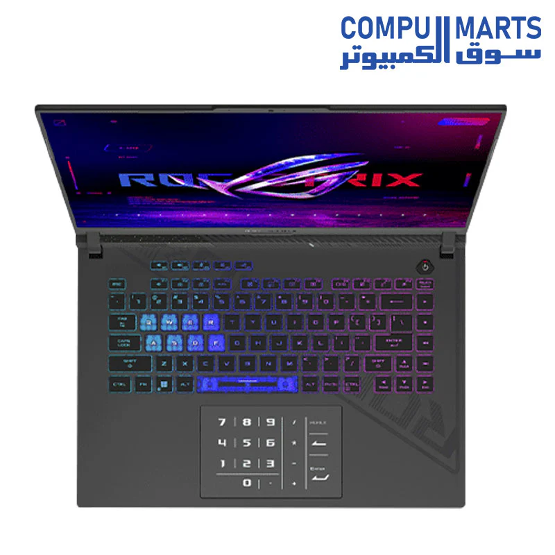 ASUS ROG Strix G16 (2023) Gaming Laptop G614JZ-NN007W-Intel Core i7-13650HX 14-Cores, NVIDIA RTX 4080 12GB GDDR6,16GB,DDR5 4800MHz,1TB PCIe 4.0 NVMe M.2 SSD, 16″ FHD+ (1920x1200,WUXGA)165Hz100% sRGB Display, Eclipse Gray, Windows 11, (Free ROG backpack) - Image 3