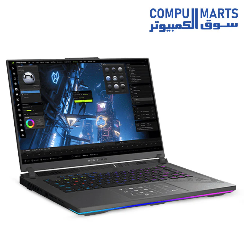 ASUS ROG Strix G16 (2023) Gaming Laptop G614JZ-NN007W-Intel Core i7-13650HX 14-Cores, NVIDIA RTX 4080 12GB GDDR6,16GB,DDR5 4800MHz,1TB PCIe 4.0 NVMe M.2 SSD, 16″ FHD+ (1920x1200,WUXGA)165Hz100% sRGB Display, Eclipse Gray, Windows 11, (Free ROG backpack) - Image 4