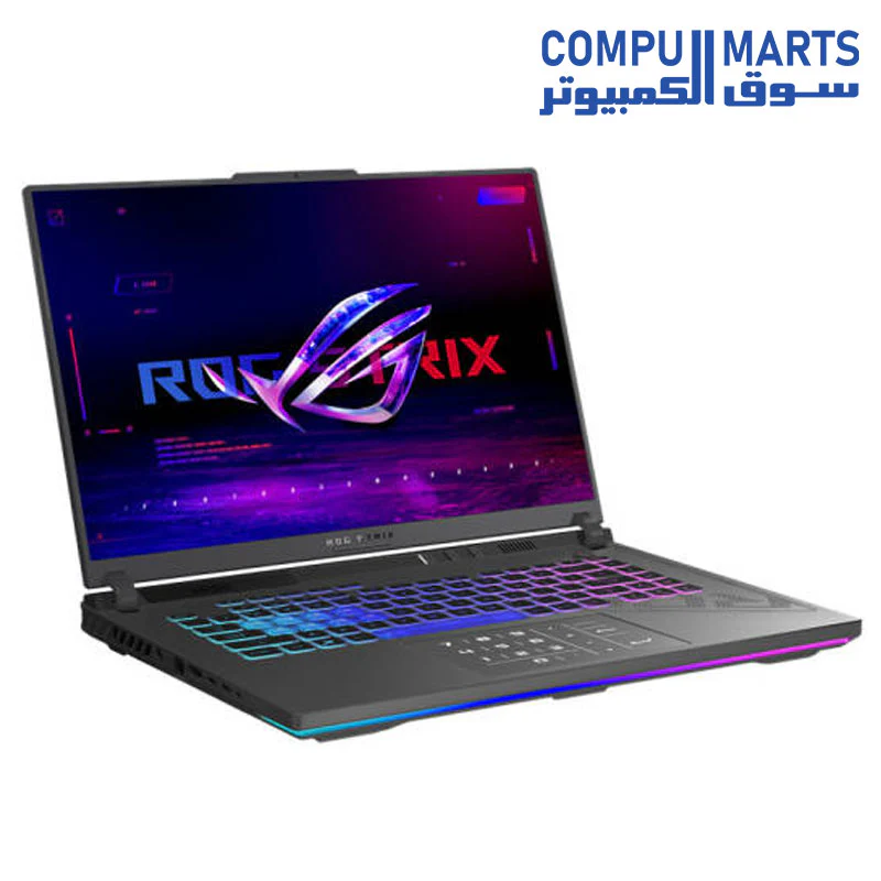 ASUS ROG STRIX G16 G614JI-N4091W, INTEL CORE I7-13650HX . 16G RAM DDR5, 1TB SSD, NVIDIA RTX 4070 8GB. 16" WQXGA 240Hz Display. Win 11.GRAY - Image 3