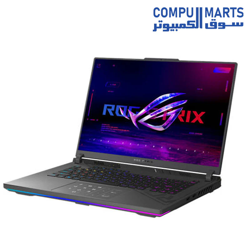 ASUS ROG STRIX G16 G614JI-N4091W, INTEL CORE I7-13650HX . 16G RAM DDR5, 1TB SSD, NVIDIA RTX 4070 8GB. 16" WQXGA 240Hz Display. Win 11.GRAY - Image 4