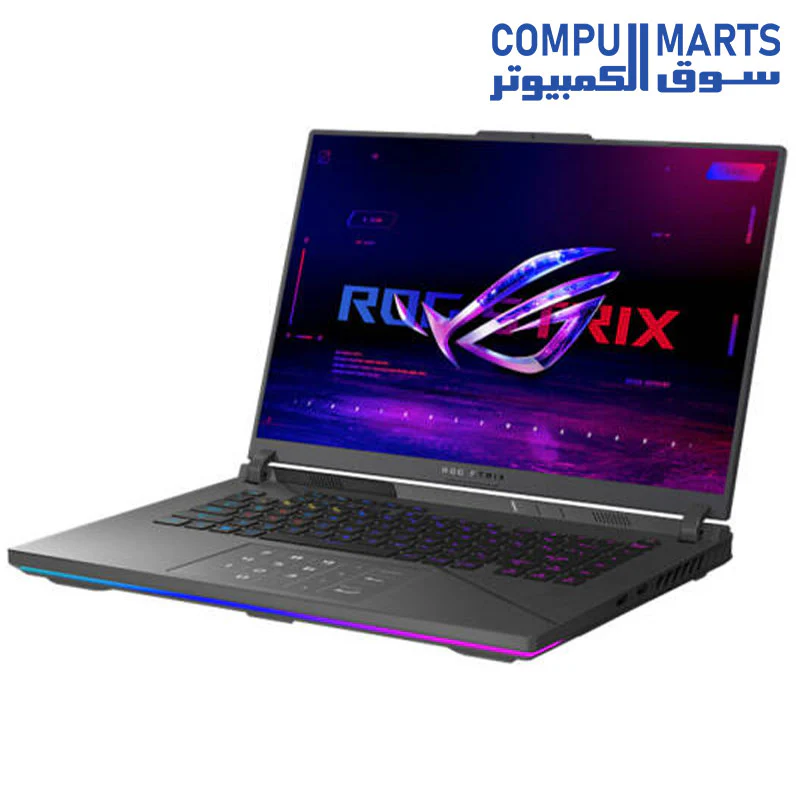 ASUS ROG STRIX G16  Laptop, Intel Core i9 14900HX, 16GB RAM, 1TB SSD 8GB NVIDIA RTX 4060, 16" WUXGA 165Hz Nebula Display, RGB Backlit ENG-ARB K/B, Win11 Home, Gray - Image 3